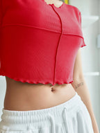 Lettuce Trim Crop Tee