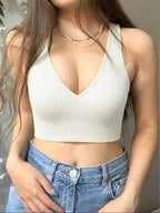 Sleeveless Sexy Camisole Tank Top For Summer