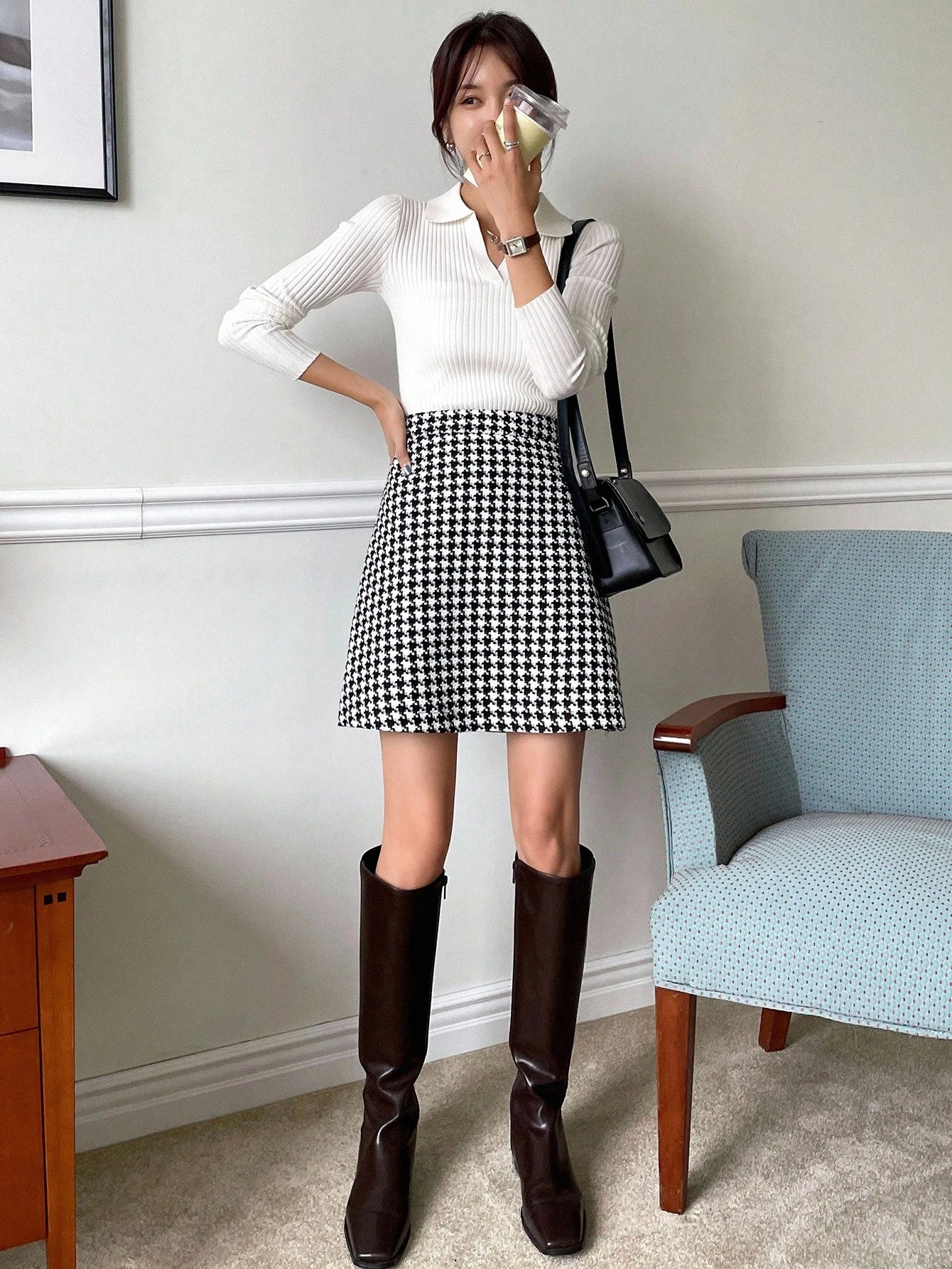Casual Slim Fit Turtleneck Long Sleeve Sweater