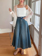 Plain Color Casual Versatile Asymmetrical Camisole