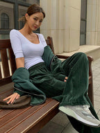 Summer Solid Color Round Neck Short Sleeve Slim Fit T-Shirt