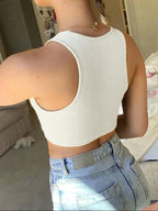 Sleeveless Sexy Camisole Tank Top For Summer