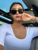 Summer Solid Color Round Neck Short Sleeve Slim Fit T-Shirt